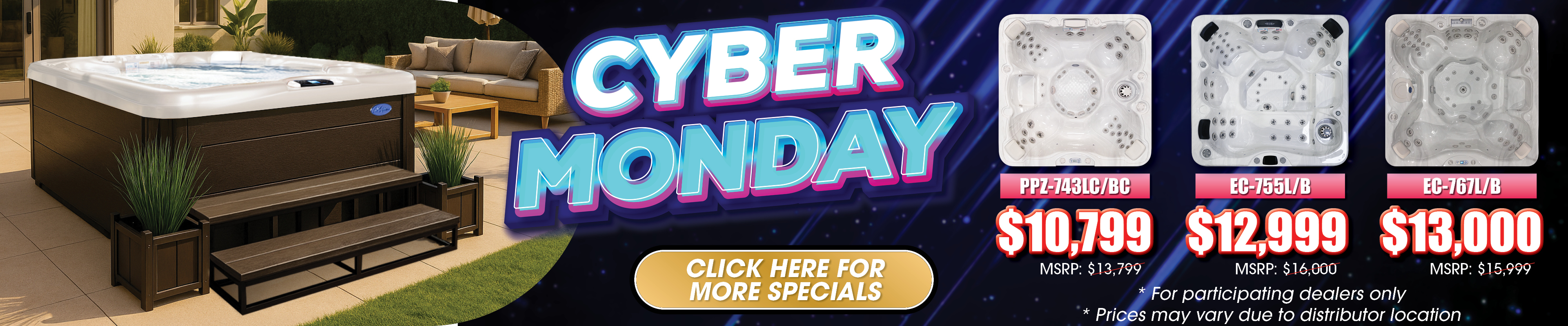 Calspas hot tub being used in a family setting - Lincoln Park