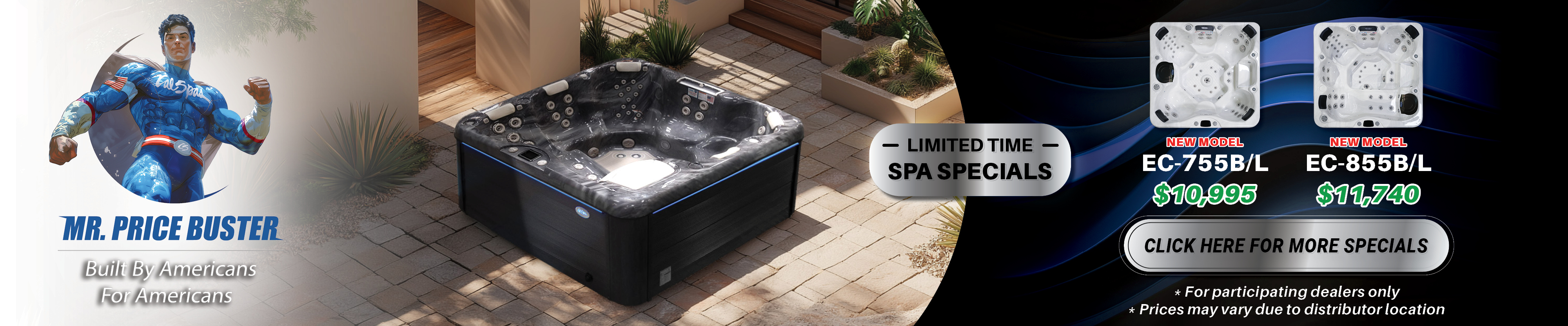 Calspas hot tub being used in a family setting - Lincoln Park